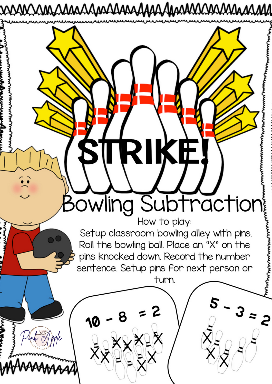Bowling Subtraction Fluency